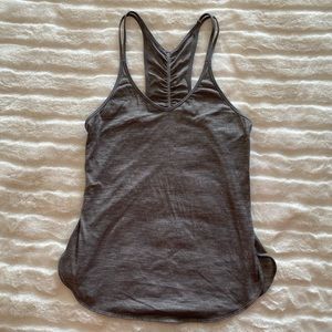 light grey lululemon tank